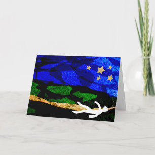 Het bekijken Sterren Notecard Kaart