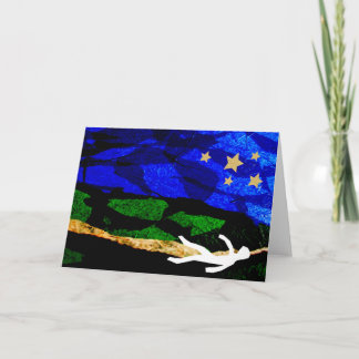 Het bekijken Sterren Notecard Kaart