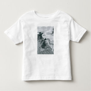 Het bekijken van de gevechten in Bunker Hill illus Kinder Shirts