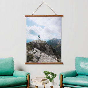 Het bekijken van nieuwe avonturen hangend wandkleed