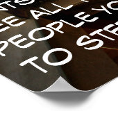 Het beklimmen van de bedrijfsladder geeft perspect poster (Hoek)