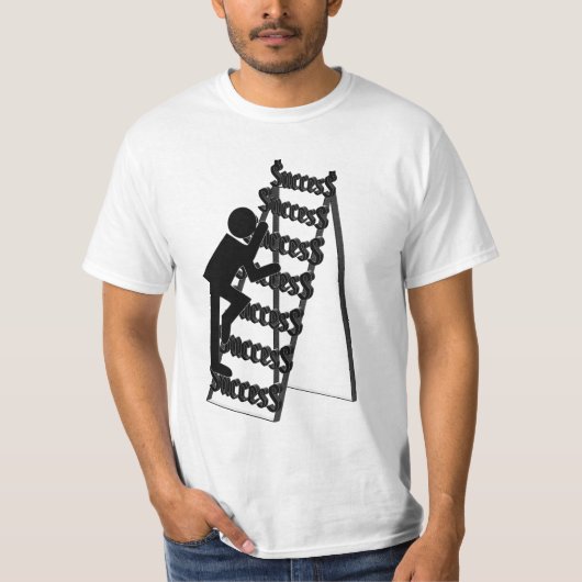 Het beklimmen van de Ladder van Succes T-shirt (Voorkant)