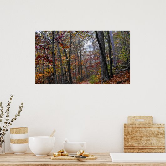 Het bekrachtigen van mist op het Poster van het he (Keuken)