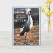 Het bekroonde Succes van de Kraan Kaart (Gele Bloem)