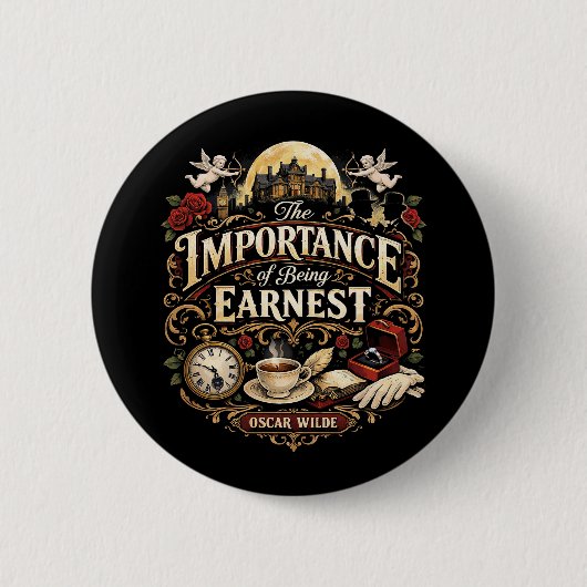 Het belang van Ernst Ronde Button 5,7 Cm (Voorkant)