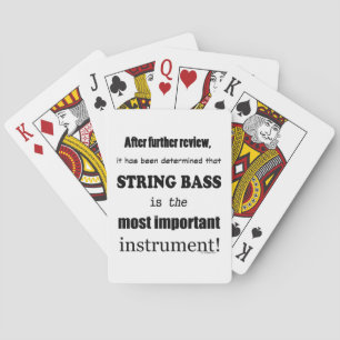 Het belangrijkste Instrument van de Bas van het ko Speelkaarten