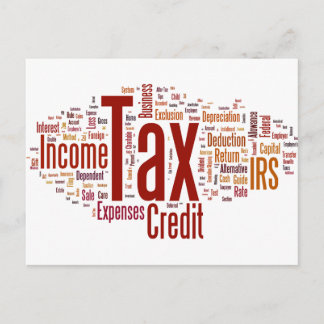 Het belastingseizoen is hier briefkaart