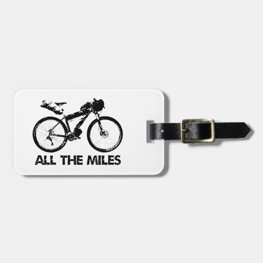 het belemmeren van alle milten bagagelabel (Voorkant horizontaal)