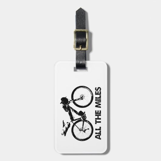 het belemmeren van alle milten bagagelabel (Voorkant verticaal)