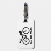 het belemmeren van alle milten bagagelabel (Achterkant verticaal)