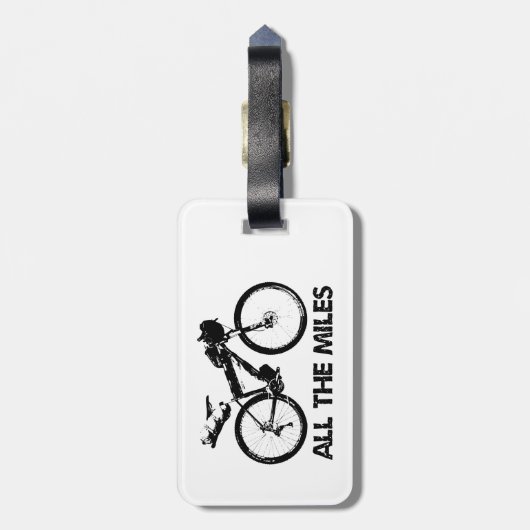 het belemmeren van alle milten bagagelabel (Achterkant verticaal)