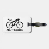 het belemmeren van alle milten bagagelabel (Achterkant horizontaal)