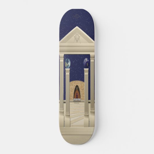 Het bepalen van het tempelskateboard skateboard (Voorkant)