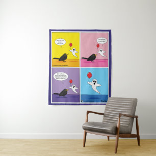 Het bereiken van de tegenovergestelde Goal Comic Wandkleed