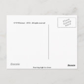 Het bereiken van hoog diner briefkaart (Achterkant)