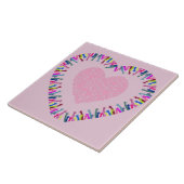 Het bereiken van liefde tegeltje (Zijkant)