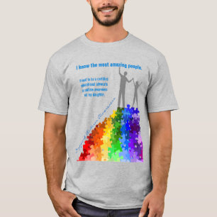 Het bereiken van nieuwe hoogten in autisme Steun,  T-shirt
