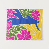 Het bereiken van voorbij grenzen wandkleed (Voorkant (horizontaal))