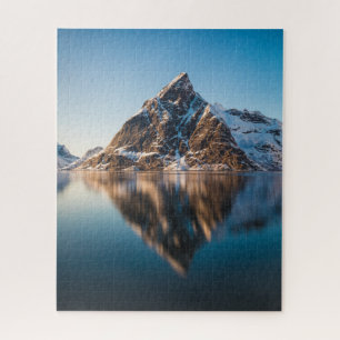 het bergen van de Noorse Lofoten-eilanden Legpuzzel