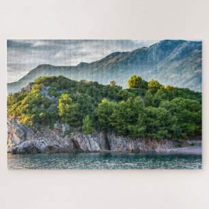 Het berglandschap van Montenegro en het zee Legpuzzel