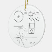 Het Bericht van de reiziger Keramisch Ornament (Links)