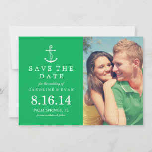 Het Berichten van de Foto van het anker sparen de Save The Date
