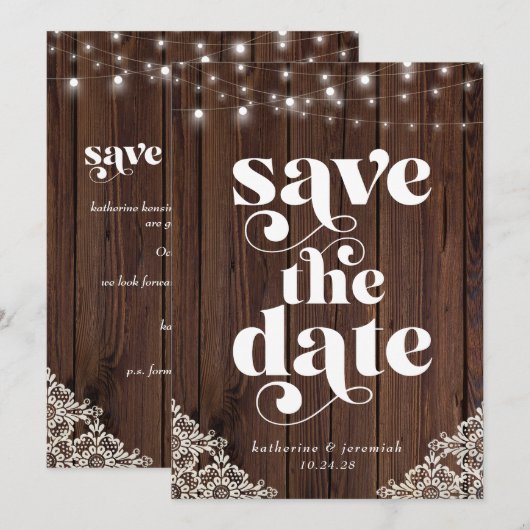 Het Berichten van de Licht van het Hout Bind spare (Voorkant / Achterkant)