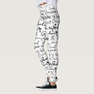 Het beroemde Hoesje van de ondertekenaars van kuns Leggings