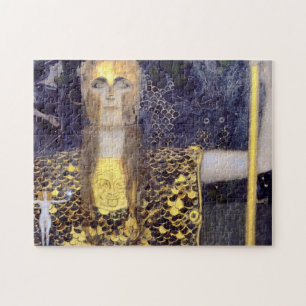Het beroemde schilderij van Gustav Klimt's Pallas  Legpuzzel