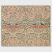 Het beroemde vogelpatroon van William morris Cadeaupapier (Vlak)