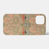 Het beroemde vogelpatroon van William morris Case-Mate iPhone Case (Achterkant (horizontaal))