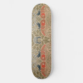 Het beroemde vogelpatroon van William morris Skateboard (Voorkant)