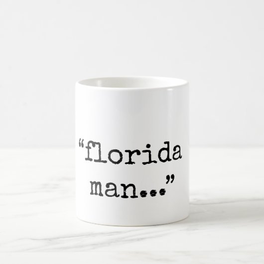 Het beruchte Man van Florida. Koffiemok (Center)