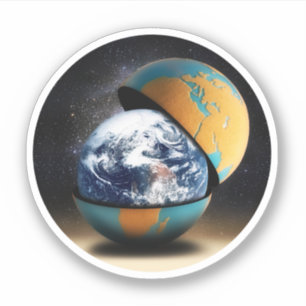 Het beschermende Hoesje van de aarde Sticker