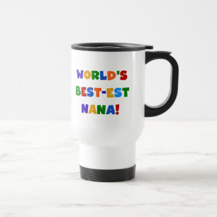 Het best-est-Beste Nana Bright Colors T-shirts van Reisbeker
