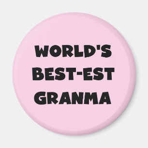Het best-est-Beste Zwart-witte Granma van de Magneet