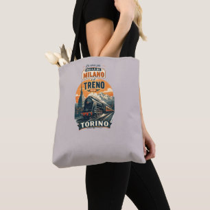 Het Beste aan Milaan is de Trein naar Turijn Draagtas