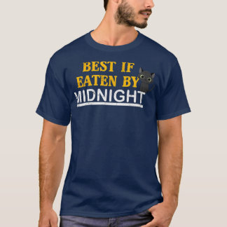 Het beste als gegeten door middernacht Kat bieder T-shirt