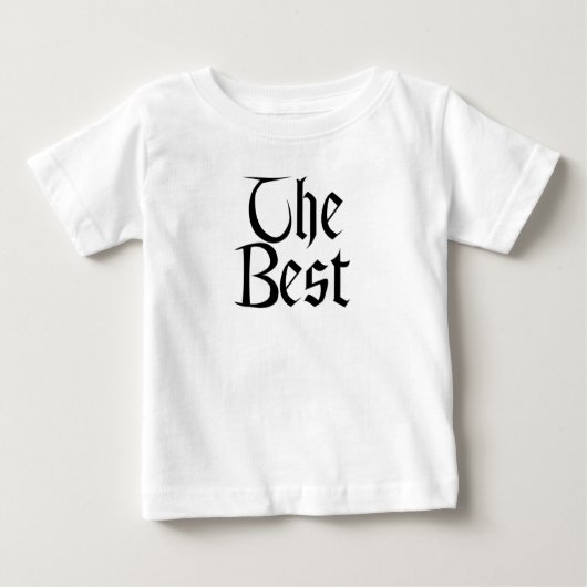 Het beste baby white shirt (Voorkant)