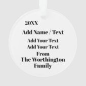 Het beste babysitter Ornament ter wereld (achterkant)