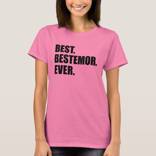 Het beste. Bestemor. Ooit. T-shirt (Voorkant)