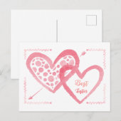 Het beste Briefkaart van Valentijn van de Zuster (Voorkant / Achterkant)