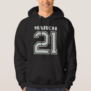 Het beste cadeau voor verjaardag 21 maart hoodie