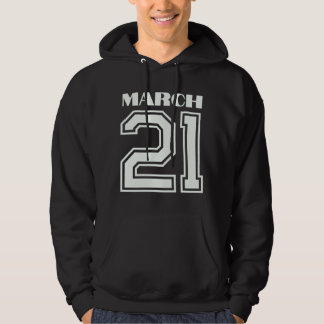 Het beste cadeau voor verjaardag 21 maart hoodie