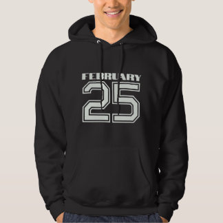 Het beste cadeau voor verjaardag 25 februari hoodie