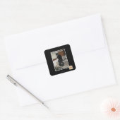 het beste deel dat uv wakker wordt vierkante sticker (Envelop)