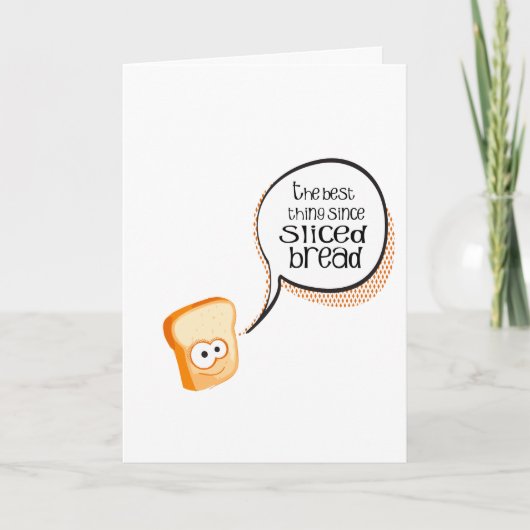 Het beste Ding sinds Gesneden Brood Bedankkaart (Voorkant)
