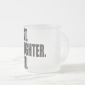 Het beste. Dochter. Ooit. Matglas Koffiemok (Voorkant rechts)