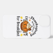 Het beste excuus om taart te eten als ontbijt iPhone hoesje (Achterkant horizontaal)