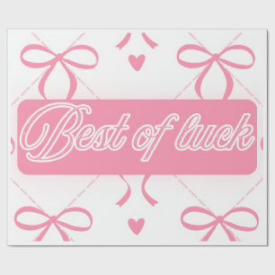 "Het Beste Geluk" Esthetisch Cadeauverpakkings Pap Cadeaupapier